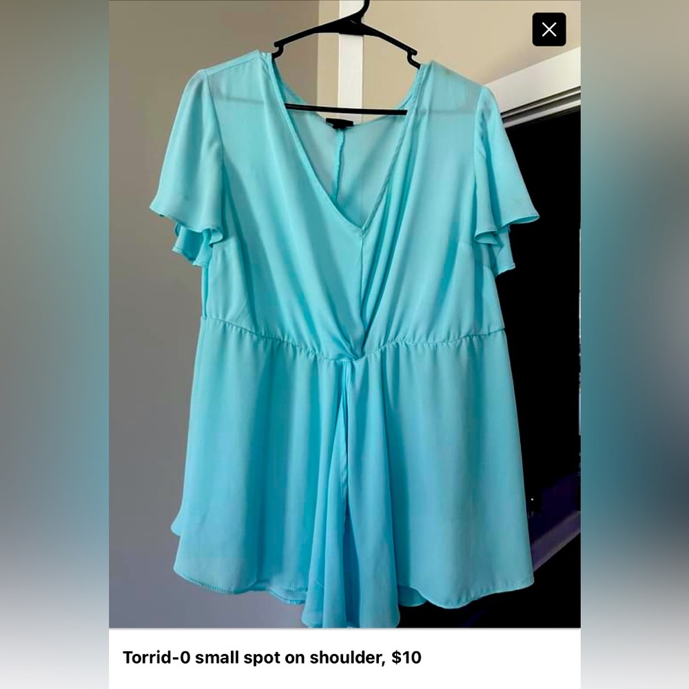 Torrid babydoll shirt